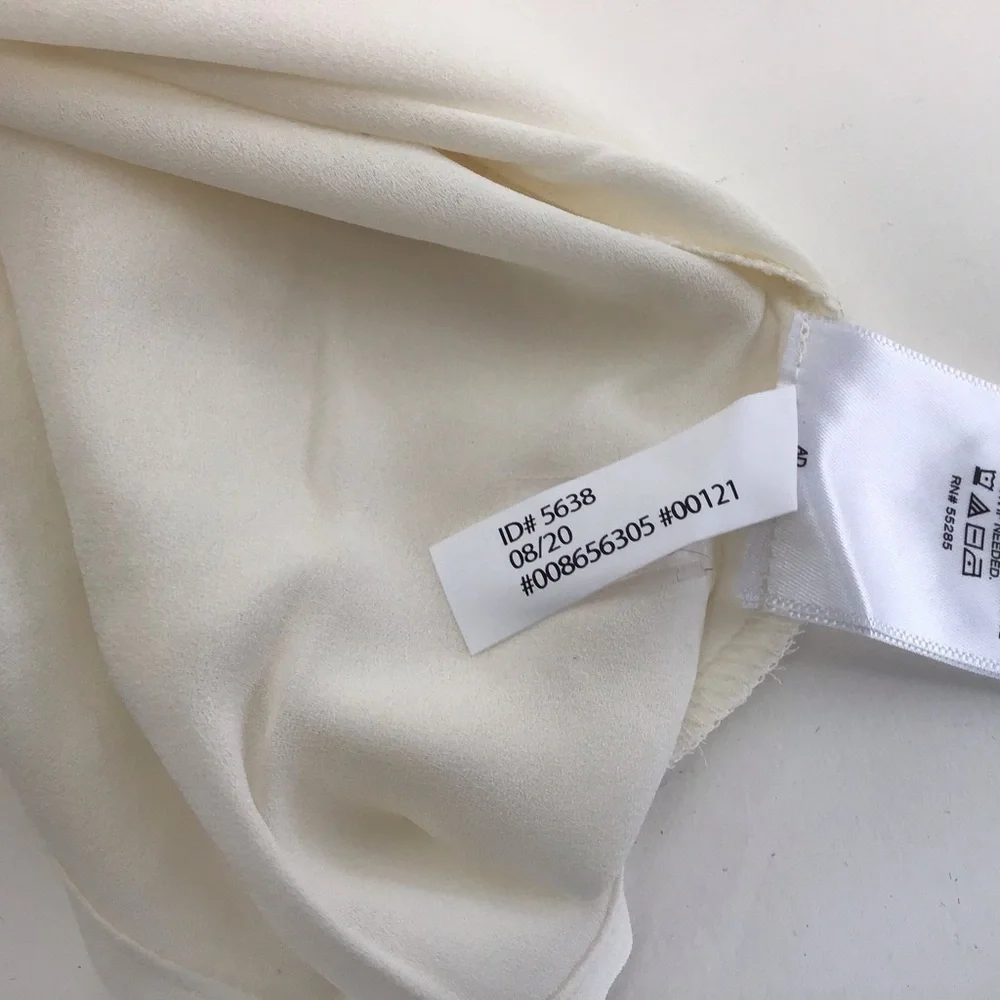 Express ivory lace whimsygoth, Victoriana, cottagecore puff sleeve blouse  M NWT - Picture 9 of 10